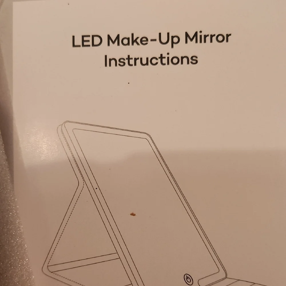 LED Lighted Vanity Mirror - White